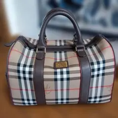 Burberry バーバリー ミニボストン ノバチェック シャドーホース