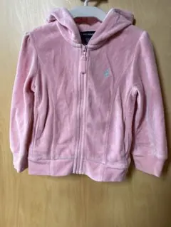 ポロ・ラルフ・ローレン ベロア調アウターパーカー ピンク　春に♡