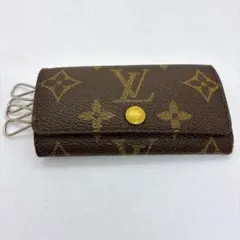 Louis Vuitton ブラウン レザー キーケース