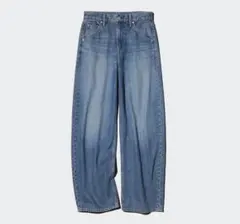 ユニクロバギーカーブジーンズ29丈直し済