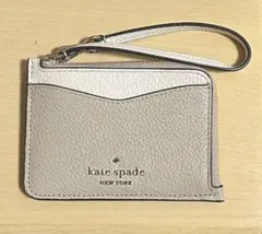 【kate spade】レザーパスケース/カードケース（希望の方袋あり）