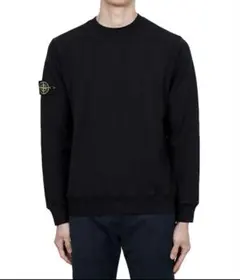 Stone Island ブラック スウェットシャツ ストーンアイランド