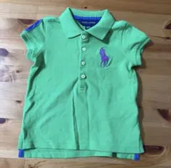 RALPH LAUREN ラルフローレン　ポロシャツ グリーン　90cm