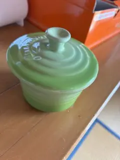 LE CREUSET ハート型 蓋付きディッシュ ブルー - メルカリ
