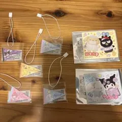 サンリオキャラクター メモ帳5枚 シール2枚　セット