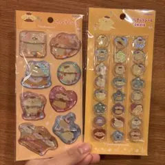 【新品】ポムポムプリン　おはじき　ウォーター　シールセット　サンスター　正規品