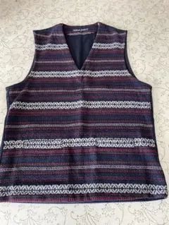 blues dressのニットベスト　メンズ古着　ビームス