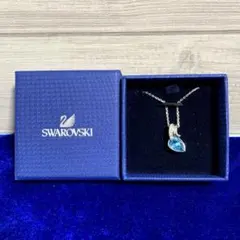 【SWAROVSKI】ブルーストーンネックレス
