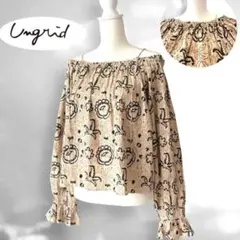 美品✨アングリット　エスニックオフショル　 ギャザーボリュームブラウスのサムネイル