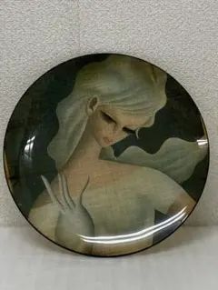 東郷青児の美人画と東郷青児の絵皿２枚 Yahoo!オークション -「東郷青児」(工芸品) の落札相場・落札価格