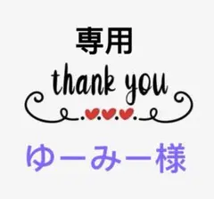 ゆーみー様専用