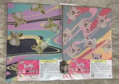 ファービー クリアファイル＆ステッカーセット ミニチュアパッケージコレクション