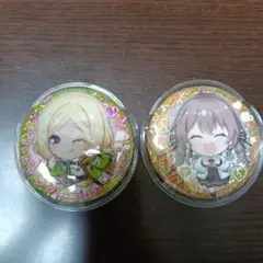 アキ・ローゼンタール 夏色まつり 1期生ホロライブ 缶バッジ 2個セット