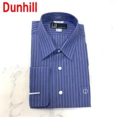 A5936 新品タグ付き ダンヒル 長袖シャツ ワイシャツ 綿 青 紺 L相当