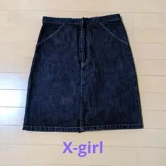 X-girl☆ダークデニム スカート