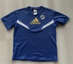 adidas 子供用サッカーシャツ青 160cm