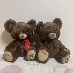 ディズニーユニバーシティ。 ブラウン クマ ぬいぐるみ2体セット