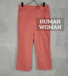 HUMAN WOMAN ヒューマンウーマン　七分丈カジュアルパンツ　オレンジ系のサムネイル