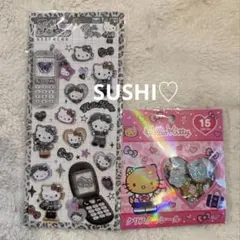 【正規品】平成はっぴーフォン　クリスタルシール　キティ