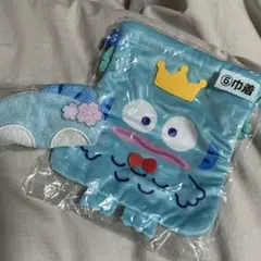 【新品未使用】サンリオ　ハンギョドン 当りくじ巾着&ぬいぐるみポーチ(桜)