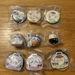 【新品未開封】ちいかわ　くら寿司　フィギュア　マグネット　缶バッジ　9個セット