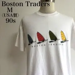 90s ボストントレーダーズ USA製 シングルステッチ セーリング Tシャツのサムネイル