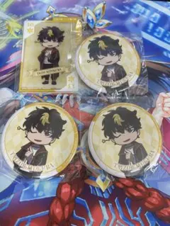 くじメイト　清蔵タイゾウ　缶バッジ3個　アクリルキーホルダー1個