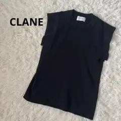 CLANE クラネ　スクエアスリーブニット　ブラック　サイズ2のサムネイル