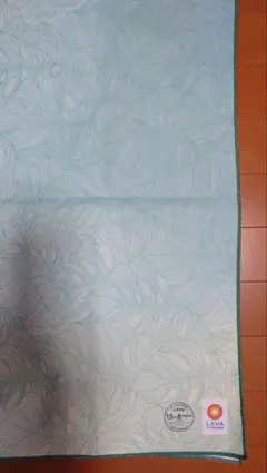 lava 15周年記念　限定品ラグ　ヨガラグ　ボタニカルグリーン : ノーブランド品 lavaラバ15周年記念オリジナルラグ