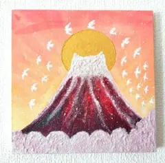 開運絵画 ❀虹富士山優しいヒーリング空気清浄機❀白龍 本日満月月祈り