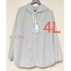 しまむら　choco フーディーシャツ　4L