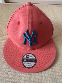 New Era 9FIFTY NYキャップ YOUTH レッド