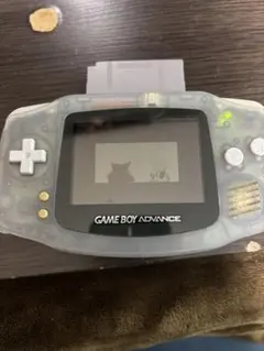 ゲームボーイアドバンス 本体 のみ　クリア　ジャンク品