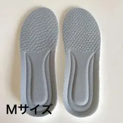 インソール 疲れない 衝撃吸収 抗菌 消臭 グレー Mサイズ