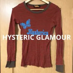 【雰囲気抜群❗️】90's HYSTERIC GLAMOUR 蝶 チビT Y2K