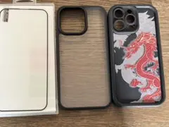 iPhone15proMax ケース、保護フイルム2個セット