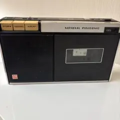 National Panasonic カセットプレーヤー昭和レトロ感あり。 - メルカリ