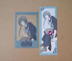 夏目友人帳 カフェ 的場 クリアチェキ風カード しおり