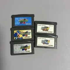 ロックマンエグゼ　ゲームボーイアドバンス 5本まとめ売り　匿名配送