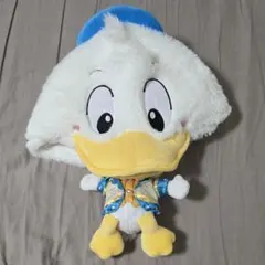 上海ディズニー　ドナルド　ぬいぐるみ付きファンキャップ　帽子のサムネイル