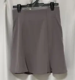 SNIDEL ヘムフレアミニスカショーパン モカ