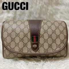 極美品 紙タグ付✨グッチ クラッチバッグ スプリーム シェリーライン アクセコ