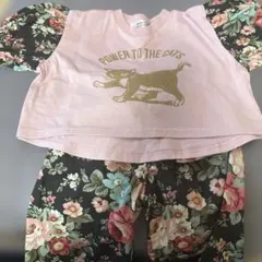 softcheese×MARKEY’S ベルトポーチ付ロングパンツとTシャツ