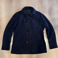 COMME CA ISM ネイビー チェスターコート M