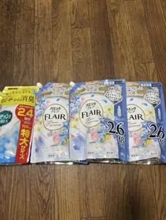 ハミングフレアフラワーハーモニー900g 3袋 リセッシュ除菌EX700g 1袋