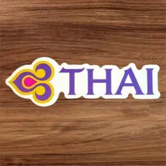 【S-008】タイ航空ロゴマーク　ステッカー　1枚