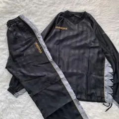 ディアドラ　スポーツウェア　ウインドブレーカー　上下セット　サイドライン　O