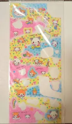 p*！様 平成レトロ　動物シール　使いかけ