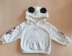 GAP ミッキー・ミニー パーカー 耳パーカー 18-24ヶ月