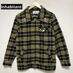 inhabitant インハビタント チェック柄 フルジップアップジャケット Sのサムネイル